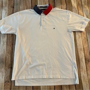 Vintage Tommy Hilfiger men’s short sleeve polo shirt | size large